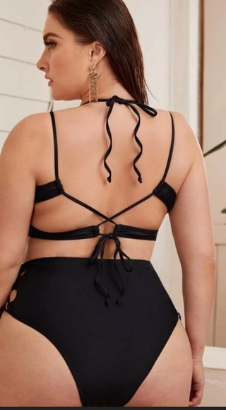 Lace Up Swimsuit - Picture 3 of 3